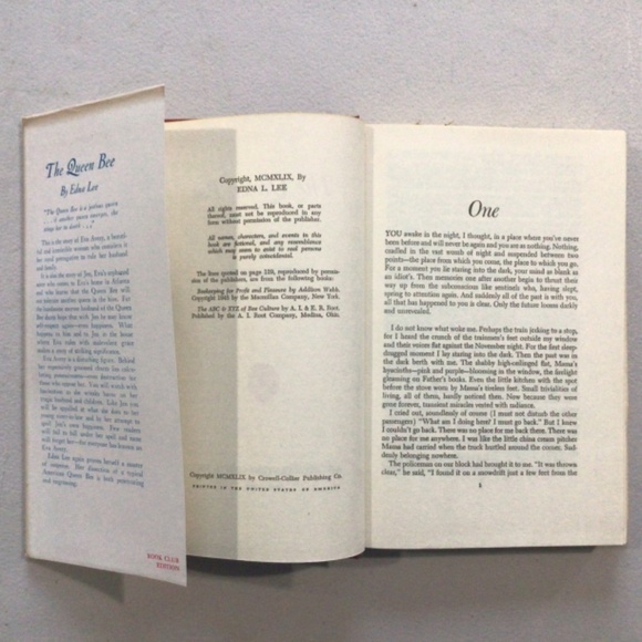 The Queen Bee by Edna Lee Vintage Hardcover Book - Picture 6 of 12